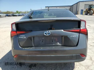 2019 Toyota Prius L Eco with VIN JTDKARFU0K3074279, listed as a Copart auction lot 50806805 with 55,496 mi miles and Salvage Title. Bid and sale history available at carsss.com. Image 6.
