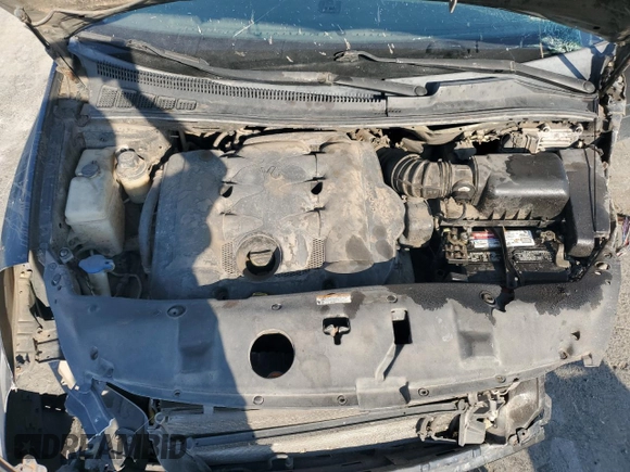 2010 Kia Sedona LX with VIN KNDMG4C35A6327132, listed as a Copart auction lot 75253624 with 271,405 mi miles and Salvage Title. Bid and sale history available at DreamBid. Image 12.