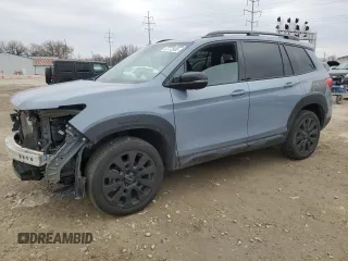 2022 Honda Passport Elite with VIN 5FNYF8H06NB020055, listed as a Copart auction lot 47772935 with 46,943 mi miles and Salvage Title. Bid and sale history available at carsss.com. Image 1.