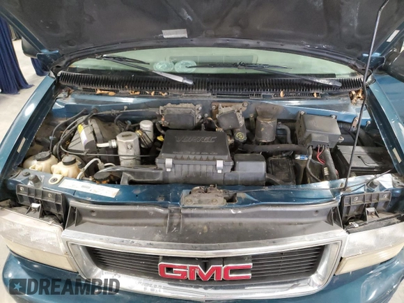 2000 GMC Safari z VIN 1GKDM19W3YB542183, wystawiony jako Copart lot #41561145 z przebiegiem 328 252 mil mil oraz Szkody całkowita. Historia ofert i sprzedaży dostępna na DreamBid. Obrazek 12.