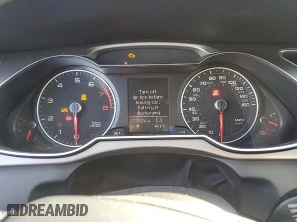 2014 Audi A4 Premium with VIN WAUAFAFL3EN019627, listed as a Copart auction lot 89327035 with 113,023 mi miles and Salvage Title. Bid and sale history available at carsss.com. Image 9.