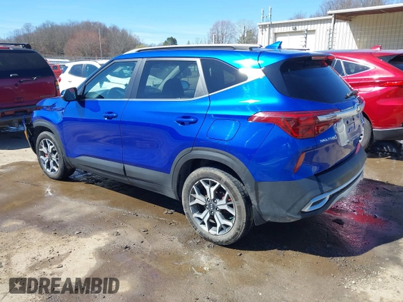 2021 Kia Seltos EX with VIN KNDERCAAXM7167273, listed as a IAAI auction lot 41839652 with 64,256 mi miles and . Bid and sale history available at DreamBid. Image 3.