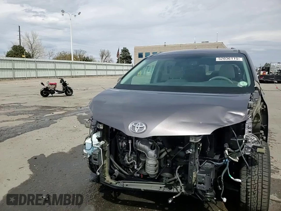 2012 Toyota Sienna LE with VIN 5TDJK3DC8CS047122, listed as a Copart auction lot 52036115 with 76,869 mi miles and Salvage Title. Bid and sale history available at carsss.com. Image 15.