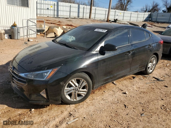 2020 Hyundai Elantra SEL with VIN 5NPD84LF6LH536556, listed as a Copart auction lot 46227935 with 147,768 mi miles and Salvage Title. Bid and sale history available at carsss.com. Image 1.