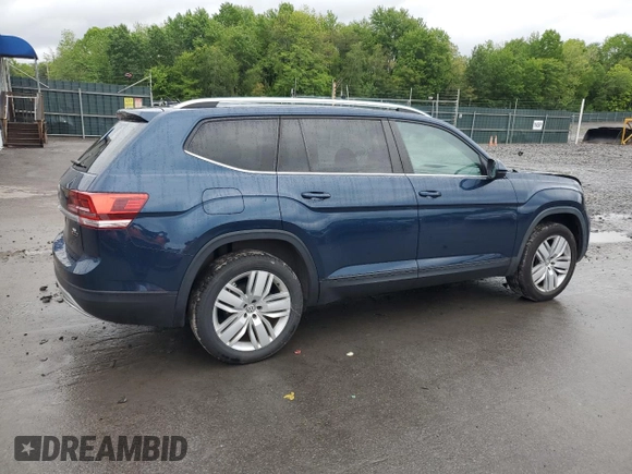 2019 Volkswagen Atlas SE with VIN 1V2UR2CA8KC597096, listed as a Copart auction lot 57997475 with 48,055 mi miles and Salvage title. Bid and sale history available at DreamBid. Image 3.