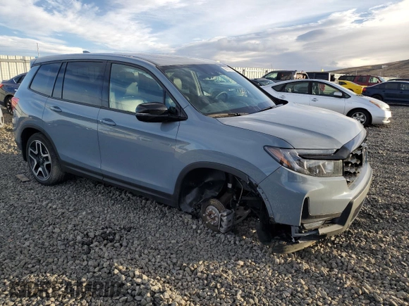 2023 Honda Passport Elite with VIN 5FNYF8H09PB011546, listed as a Copart auction lot 86207084 with 20,838 mi miles and Salvage Title. Bid and sale history available at carsss.com. Image 4.