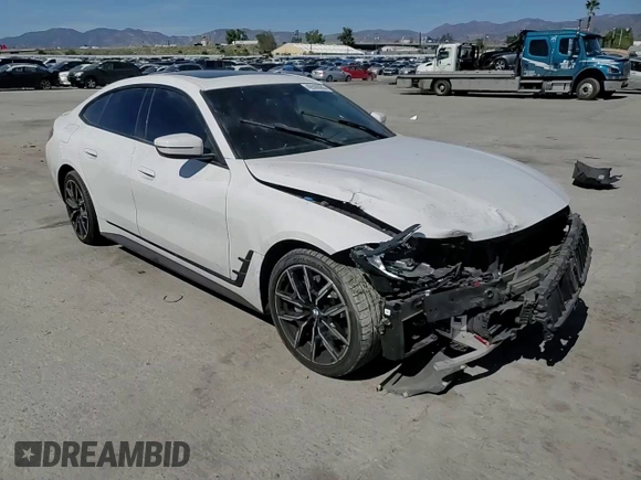 2022 BMW 4 Series 430i with VIN WBA63AV09NFM36850, listed as a Copart auction lot 49596085 with 51,405 mi miles and Salvage title. Bid and sale history available at DreamBid. Image 10.