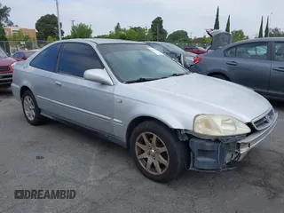 2000 Honda Civic EX z VIN 1HGEJ8249YL057682, wystawiony jako IAAI lot #42450649 z przebiegiem 315 485 mil mil oraz . Historia ofert i sprzedaży dostępna na DreamBid. Obrazek 1.