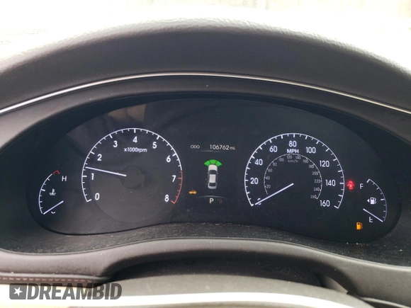 2013 Hyundai Genesis 3.8L with VIN KMHGC4DD6DU220845, listed as a Copart auction lot 71962964 with 106,762 mi miles and Salvage Title. Bid and sale history available at carsss.com. Image 9.