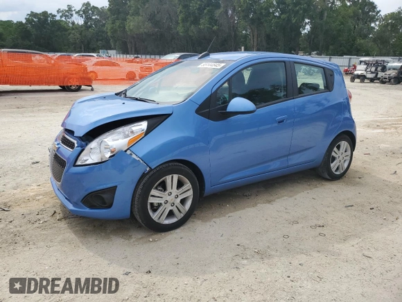 2015 Chevrolet Spark LS with VIN KL8CB6S96FC711594, listed as a Copart auction lot 55144845 with 20,296 mi miles and Salvage Title. Bid and sale history available at DreamBid. Image 1.