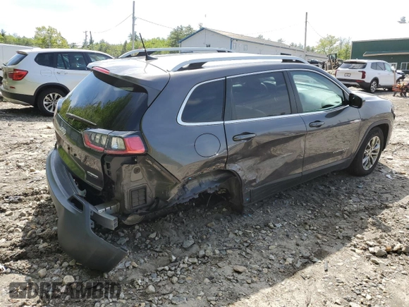 2019 Jeep Cherokee Latitude Plus with VIN 1C4PJMLBXKD130606, listed as a Copart auction lot 55272064 with 103,684 mi miles and Non Repairable. Bid and sale history available at carsss.com. Image 3.