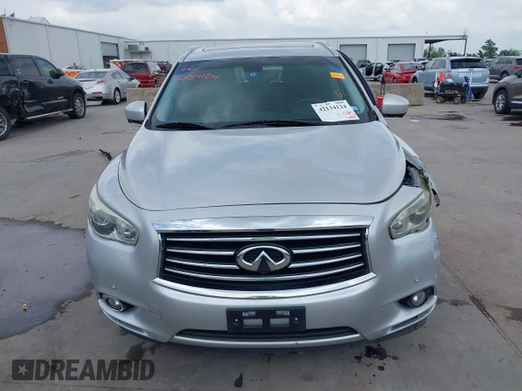 2015 Infiniti QX60 with VIN 5N1AL0MM7FC506839, listed as a IAAI auction lot 42134124 with 103,542 mi miles and . Bid and sale history available at DreamBid. Image 13.