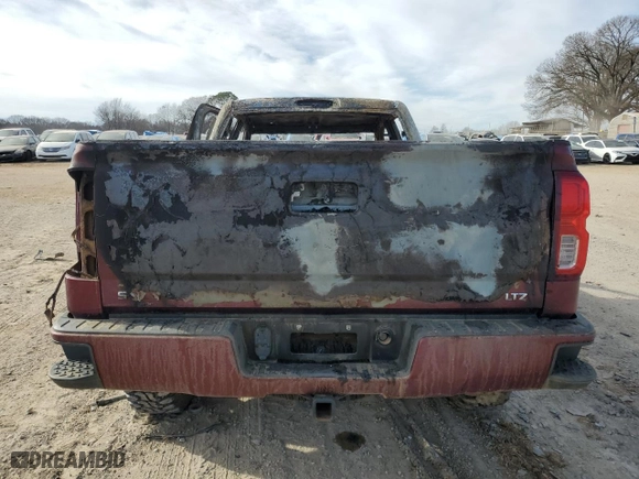 2017 Chevrolet Silverado 1500 LTZ with VIN 1GCVKSEC4HZ262755, listed as a Copart auction lot 89362445 with 0 mi miles and Non Repairable. Bid and sale history available at carsss.com. Image 6.