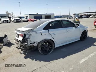 2018 Audi S3 Premium Plus with VIN WAUB1GFF9J1034277, listed as a Copart auction lot 48336225 with 0 mi miles and Salvage Title. Bid and sale history available at carsss.com. Image 3.