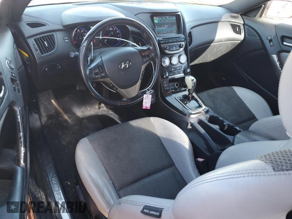 2013 Hyundai Genesis Coupe 2.0T with VIN KMHHT6KD6DU091878, listed as a Copart auction lot 53606815 with 142,441 mi miles and Salvage title. Bid and sale history available at DreamBid. Image 8.