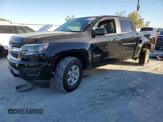 2019 Chevrolet Colorado 2WD Work Truck with VIN 1GCGSBEN7K1333897, listed as a Copart auction lot 80414244 with 81,715 mi miles and Salvage title. Bid and sale history available at DreamBid. Image 1.