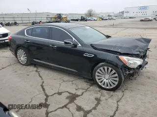 2015 Kia K900 Premium with VIN KNALU4D40F6027448, listed as a Copart auction lot 44552765 with 99,702 mi miles and Salvage Title. Bid and sale history available at carsss.com. Image 4.
