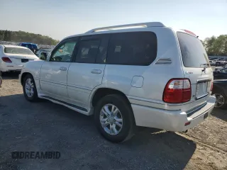 2004 Lexus LX 470 with VIN JTJHT00W243539249, listed as a Copart auction lot 70493974 with 181,155 mi miles and Clean Title. Bid and sale history available at DreamBid. Image 2.