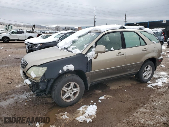 2003 Lexus RX 300 with VIN JTJHF10U630307037, listed as a Copart auction lot 81918104 with Not Provided miles and Salvage Title. Bid and sale history available at carsss.com. Image 1.