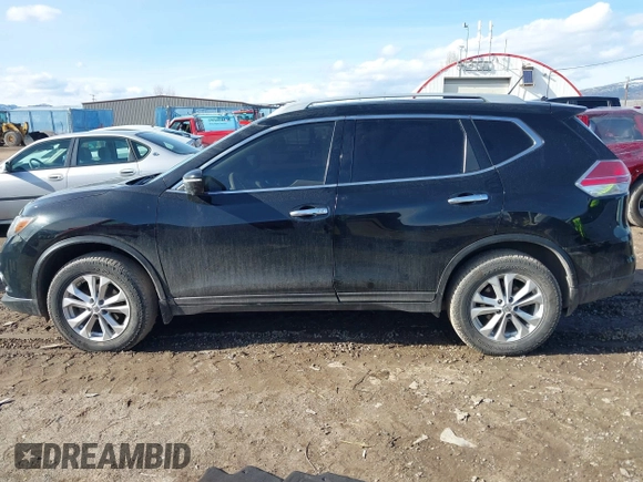 2015 Nissan Rogue SL with VIN 5N1AT2MV6FC834127, listed as a IAAI auction lot 41686500 with 156,810 mi miles and . Bid and sale history available at carsss.com. Image 14.