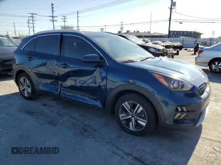 2020 Kia Niro LXS with VIN KNDCB3LC0L5448941, listed as a Copart auction lot 46577025 with 123,042 mi miles and Salvage Title. Bid and sale history available at carsss.com. Image 4.