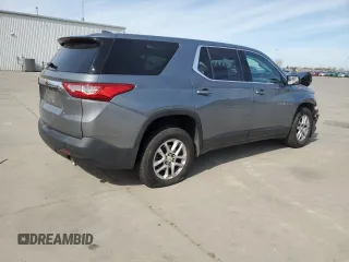 2018 Chevrolet Traverse LS with VIN 1GNERFKW3JJ167214, listed as a Copart auction lot 47131435 with 143,914 mi miles and Salvage Title. Bid and sale history available at carsss.com. Image 3.
