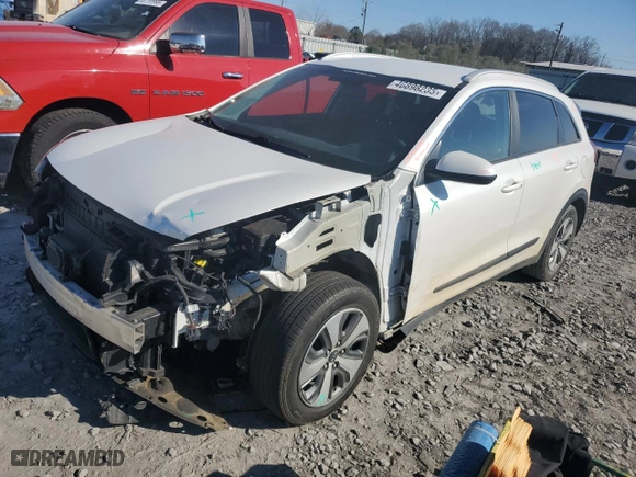 2019 Kia Niro LX with VIN KNDCB3LC1K5292407, listed as a Copart auction lot 46898235 with 150,613 mi miles and Salvage Title. Bid and sale history available at carsss.com. Image 1.