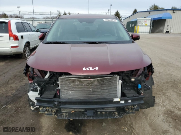 2023 Kia Carnival EX with VIN KNDNC5H31P6251982, listed as a Copart auction lot 43386625 with 28,969 mi miles and Salvage Title. Bid and sale history available at carsss.com. Image 5.