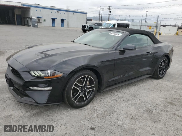 2018 Ford Mustang EcoBoost Premium with VIN 1FATP8UH8J5133400, listed as a Copart auction lot 54012545 with 85,706 mi miles and Salvage title. Bid and sale history available at DreamBid. Image 1.