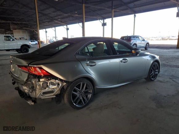 2018 Lexus IS with VIN JTHBA1D20J5082645, listed as a Copart auction lot 49906015 with NaN miles and Salvage Title. Bid and sale history available at carsss.com. Image 3.