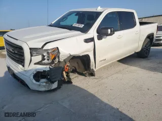 2021 GMC Sierra 1500 AT4 with VIN 3GTU9EET4MG361854, listed as a Copart auction lot 49175075 with 84,305 mi miles and Salvage Title. Bid and sale history available at carsss.com. Image 1.