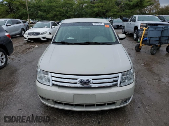 2008 Ford Taurus SEL with VIN 1FAHP24W68G148302, listed as a Copart auction lot 75109584 with Not Provided miles and Salvage Title. Bid and sale history available at carsss.com. Image 5.