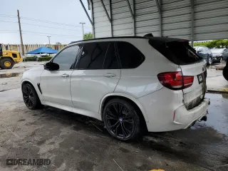 2015 BMW X5 M with VIN 5YMKT6C55F0C89468, listed as a Copart auction lot 75391074 with 0 mi miles and Salvage Title. Bid and sale history available at carsss.com. Image 2.