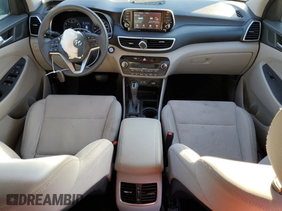 2019 Hyundai Tucson Sport with VIN KM8J33AL7KU950109, listed as a Copart auction lot 86636104 with 53,369 mi miles and Salvage Title. Bid and sale history available at carsss.com. Image 8.