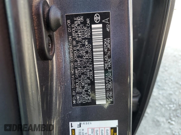 2009 Toyota Corolla with VIN JTDBL40E19J003922, listed as a Copart auction lot 53886135 with 143,324 mi miles and Salvage Title. Bid and sale history available at carsss.com. Image 12.