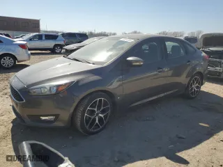 2017 Ford Focus SEL with VIN 1FADP3H21HL254417, listed as a Copart auction lot 48694255 with 110,985 mi miles and Salvage Title. Bid and sale history available at carsss.com. Image 1.