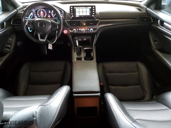 2019 Honda Accord Sedan Sport 1.5T with VIN 1HGCV1F3XKA083182, listed as a Copart auction lot 50591745 with 124,609 mi miles and Salvage Title. Bid and sale history available at carsss.com. Image 8.
