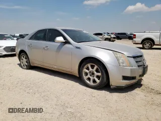 2008 Cadillac CTS RWD with VIN 1G6DF577180156692, listed as a Copart auction lot 57950645 with 221,679 mi miles and Salvage title. Bid and sale history available at DreamBid. Image 4.