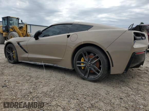 2015 Chevrolet Corvette Z51 1LT z VIN 1G1YH2D74F5117020, wystawiony jako Copart lot #52010015 z przebiegiem Nie podano mil oraz Szkoda całkowita • Salvage title. Historia ofert i sprzedaży dostępna na DreamBid. Obrazek 2.