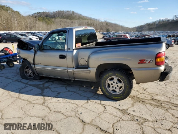 1999 Chevrolet Silverado 1500 LS with VIN 1GCEK14T8XZ141172, listed as a Copart auction lot 43923885 with 161,615 mi miles and Salvage Title. Bid and sale history available at carsss.com. Image 2.