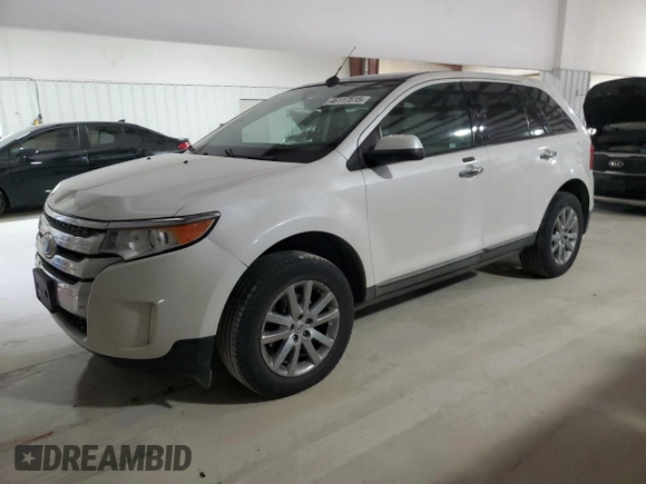 2011 Ford Edge SEL with VIN 2FMDK3JC5BBA43297, listed as a Copart auction lot 46117515 with 164,416 mi miles and Salvage Title. Bid and sale history available at DreamBid. Image 1.