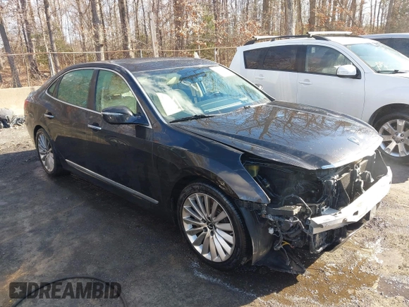 2015 Hyundai Equus Signature with VIN KMHGH4JHXFU095828, listed as a IAAI auction lot 41577881 with 173,663 mi miles and . Bid and sale history available at DreamBid. Image 1.
