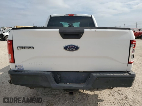 2015 Ford F-150 XL with VIN 1FTEX1CP8FFA09762, listed as a Copart auction lot 44915395 with 0 mi miles and Clean Title. Bid and sale history available at carsss.com. Image 6.
