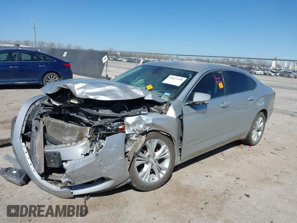 2015 Chevrolet Impala LT with VIN 1G1125S30FU127098, listed as a IAAI auction lot 41827498 with Not Provided miles and . Bid and sale history available at DreamBid. Image 17.
