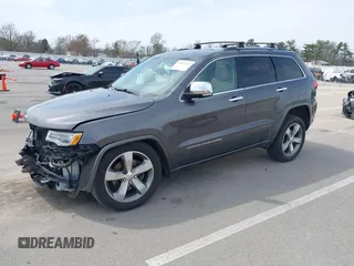 2014 Jeep Grand Cherokee Overland with VIN 1C4RJFCT6EC187098, listed as a IAAI auction lot 42077453 with 172,220 mi miles and . Bid and sale history available at DreamBid. Image 18.