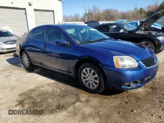 2009 Mitsubishi Galant ES with VIN 4A3AB36F19E026289, listed as a Copart auction lot 84390304 with 132,536 mi miles and Salvage Title. Bid and sale history available at carsss.com. Image 4.