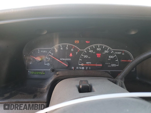 1999 Ford Windstar LX with VIN 2FMDA5140XBA36059, listed as a Copart auction lot 49514535 with 194,334 mi miles and Salvage Title. Bid and sale history available at carsss.com. Image 9.