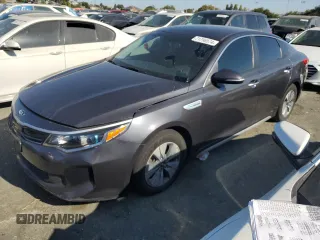 2017 Kia Optima Hybrid with VIN KNAGT4LEXH5016349, listed as a Copart auction lot 71796574 with 165,929 mi miles and Clean Title. Bid and sale history available at carsss.com. Image 1.