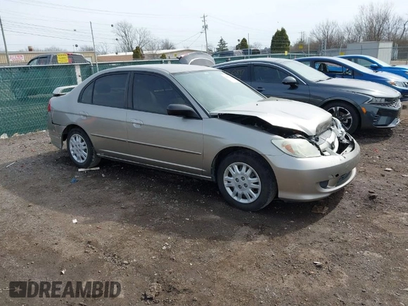 2004 Honda Civic LX with VIN 1HGES16564L001099, listed as a IAAI auction lot 41830582 with 157,151 mi miles. Bid and sale history available at carsss.com. Image 1.