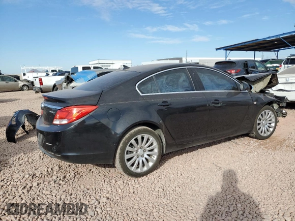 2011 Buick Regal CXL RL6 with VIN W04GU5GC5B1007565, listed as a Copart auction lot 89257555 with 110,632 mi miles and Salvage Title. Bid and sale history available at carsss.com. Image 3.